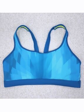 New! TITLE NINE Bikini Top Blue Aqua Firecracker